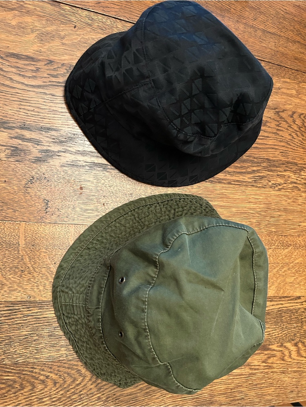 2 NEW! Banana Republic OliveGreen & Nine & Co. Black Bucket Hats. Great 4 travel - Picture 2 of 4